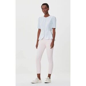 Citizens of Humanity Elsa Mid Rise Slim Fit Rosewater Light Pink Crop Jeans 26